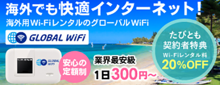 海外でも、いつものスマホで快適インターネット！